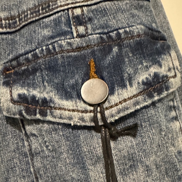 Kut from the Kloth Dark Wash Jean Jacket - Picture 7 of 9